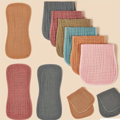 6-Layer Gauze Bib & Burp Towel for Newborns