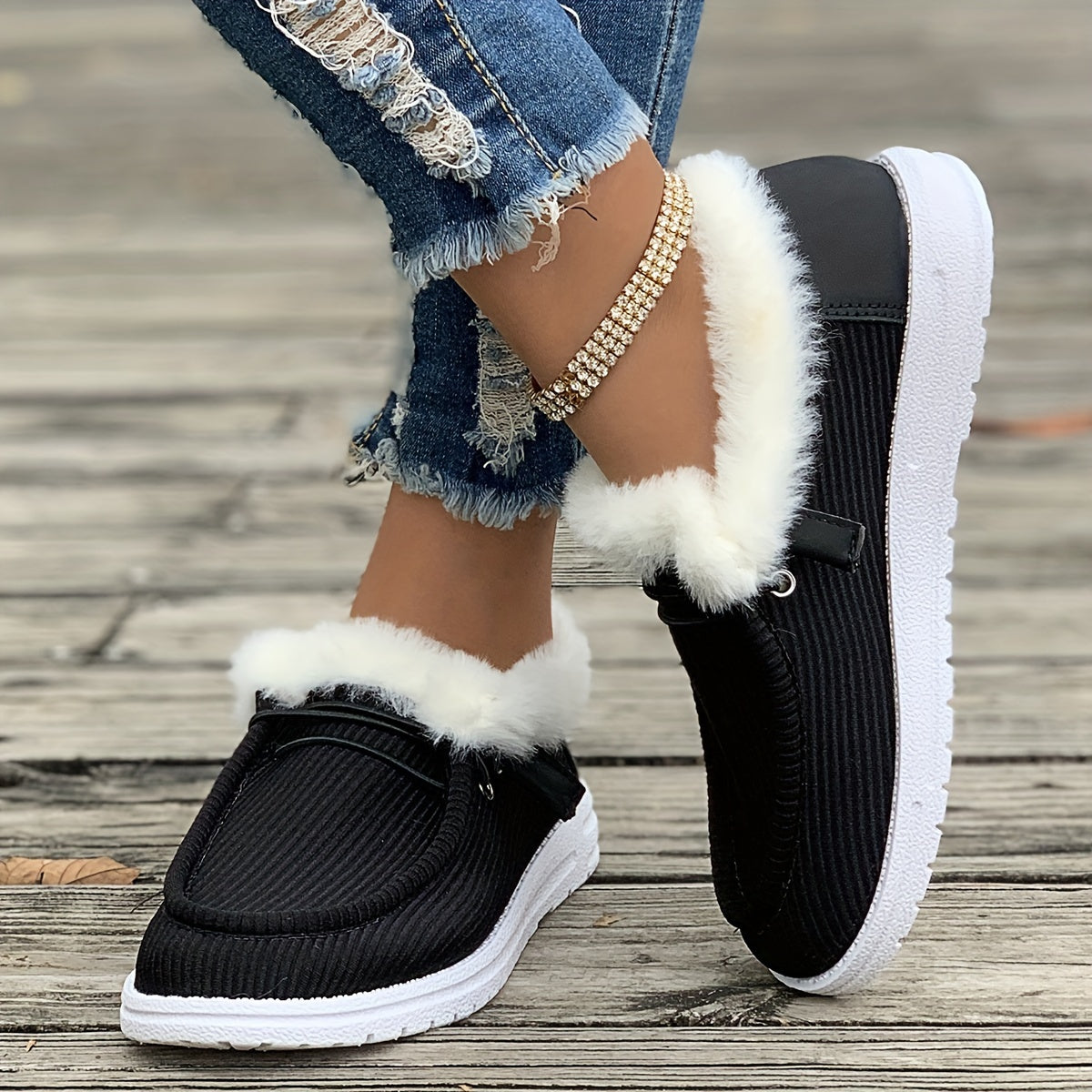 Winter Snow Boots Women's Ankle Boots Warm Plush Shoes