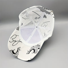 Couple Baseball Cap & Heart Printed Dad Hat Sun Hat
