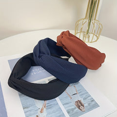 Solid Style Wide Headband for Women Girls