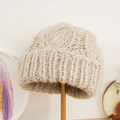 Winter Soft Knit Beanie Hat Warm Skull Cap For Women