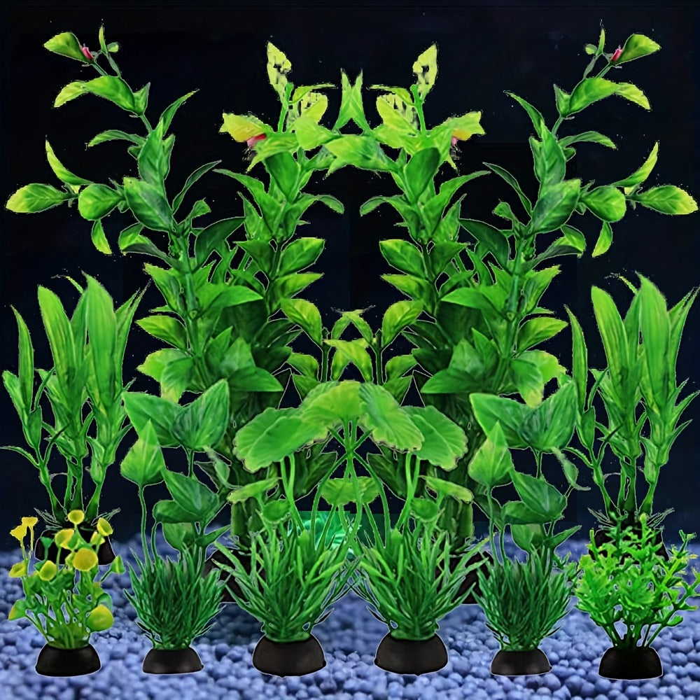Green Artificial Aquarium Plants Fish Tank Ornaments