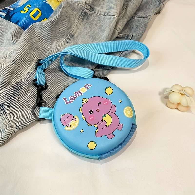 Kids Cartoon Crossbody Bag Mermaid Unicorn Dinosaur Bear Pattern Wallet