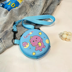 Kids Cartoon Crossbody Bag Mermaid Unicorn Dinosaur Bear Pattern Wallet