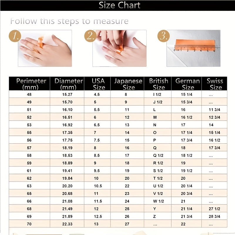 Square Zircon Solitaire Ring for Women's Engagement