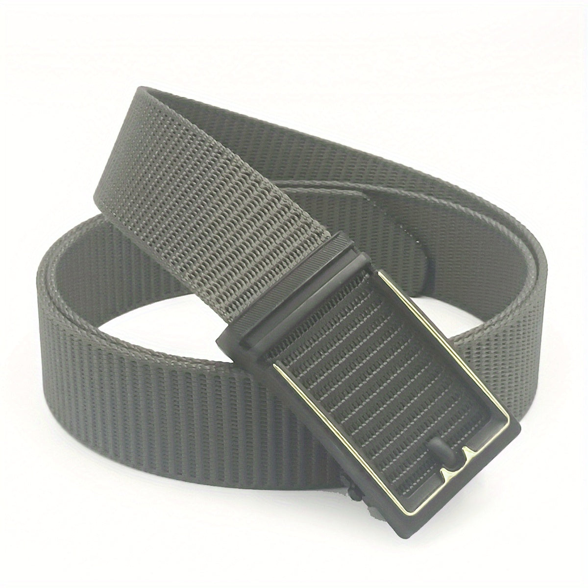 Men's Nylon Automatic Buckle Belt Slim Versatile Belt