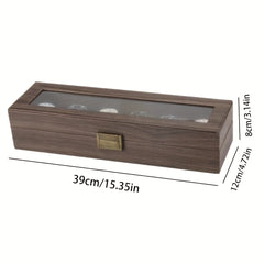 Retro Visible Sunroof Soft Pillow Watch Storage Box