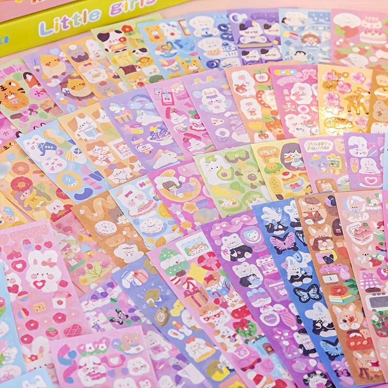 40pcs Puzzle Toy Sticker Set for DIY Crafts, Children's Gifts, Wrapping, Decor