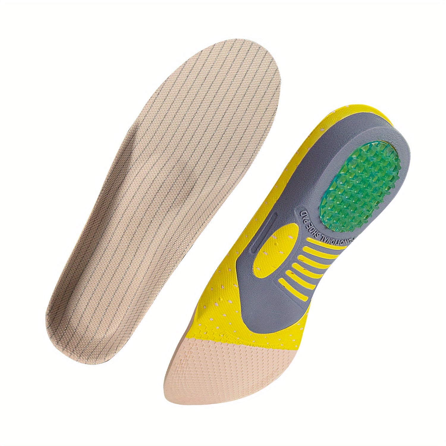 Shock Absorbing Insoles for All Comfort and Support Unisex