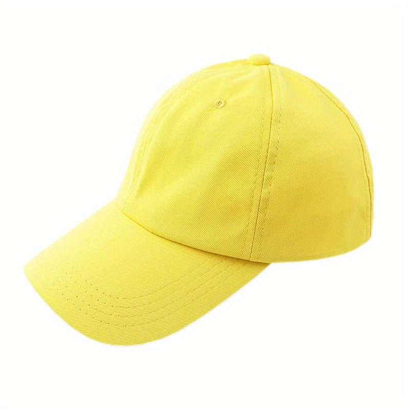 Solid Baseball Cap Lightweight Summer Outdoor Dad Hat