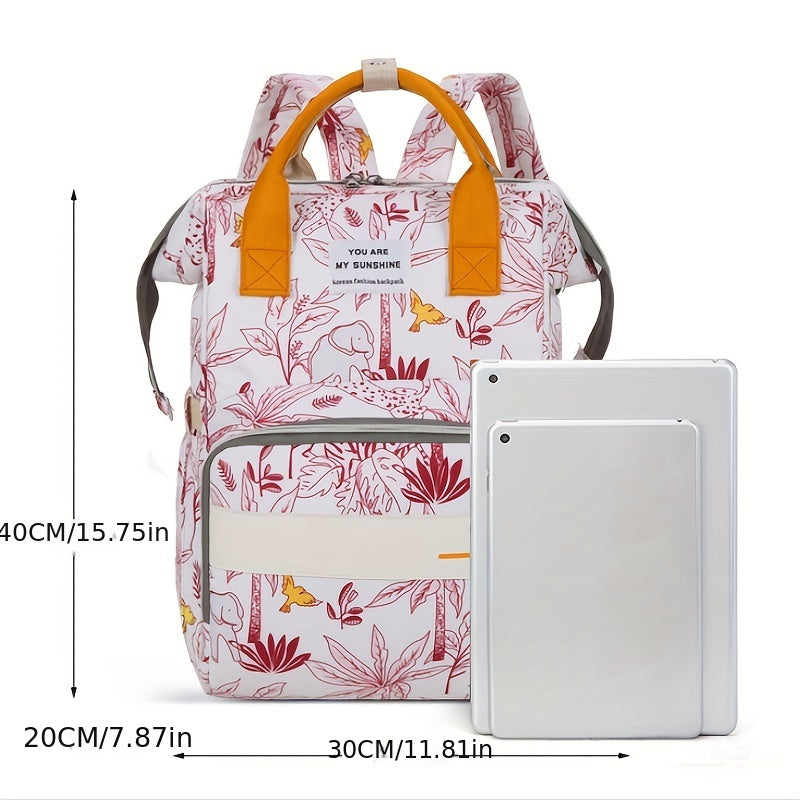 Animal Pattern Backpack Travel Outdoor Storage Daypack