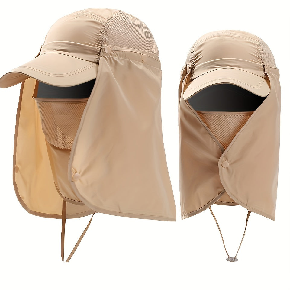 1pc Unisex Sun Protection Baseball Cap for Fishing