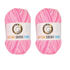 2pcs Sock Yarn Combed Yarn 3 strand for Knitting Crochet