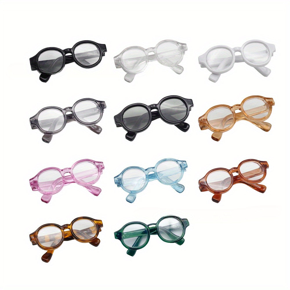 3pcs Mini Glasses Dollhouse Accessories Fun Decorative Doll Props