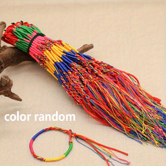 Colorful Woven Rope String Bracelet Ankles Pack for Birthday Party Favors