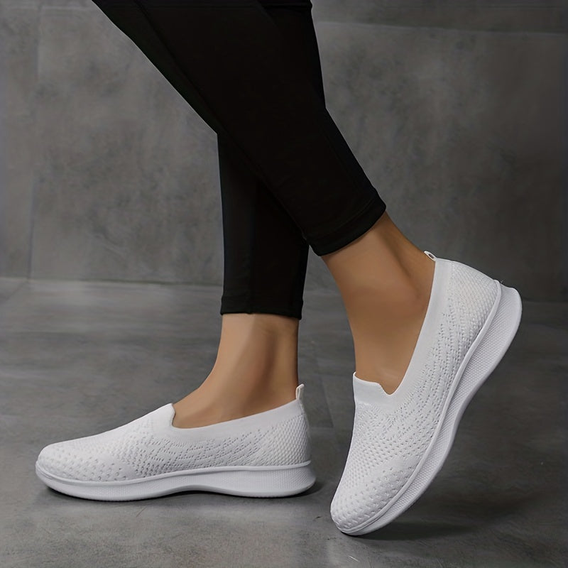 Women's Breathable Slip On Walking Shoes Casual Sneakers