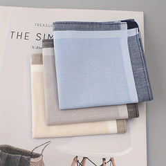 3pcs Men's Handkerchiefs in Beige & Gray