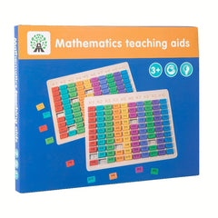 Colorful Wooden Multiplication Learning Board for Youngsters Educational Tool