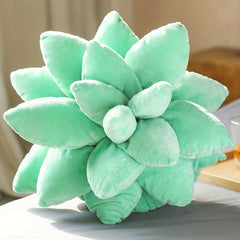3D Simulation Succulents Cactus Pillow 18in Plush For Room Decor