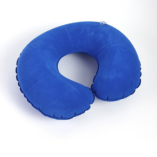 1pc Inflatable U Shaped Pillow for Outdoor Travel