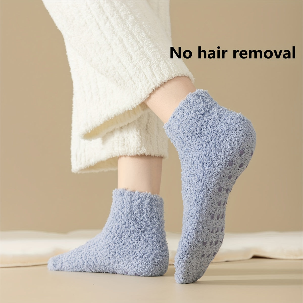 Cozy Fuzzy Socks Warm Crew Short Women's Stockings