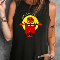 Plus Size Graphic Print Tank Top for Women