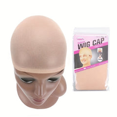 2pcs Wig Cap Hair Net Stretch Mesh Stocking Caps For Making Wigs