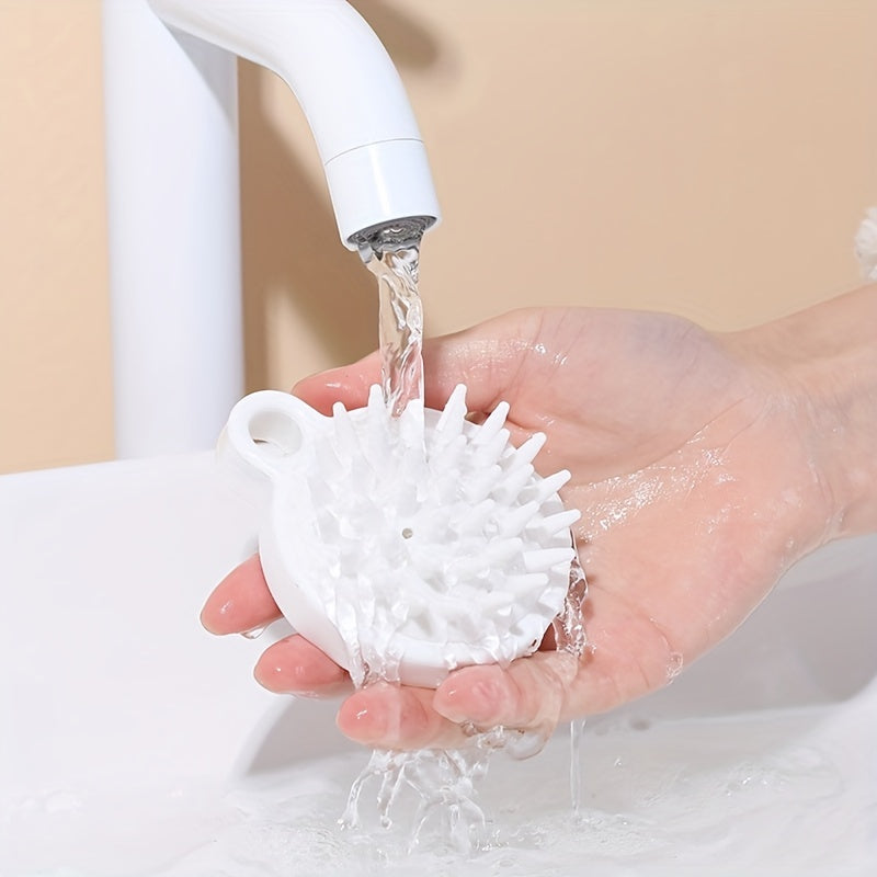 Silicone Shampoo Brush Scalp Massage and Hair Cleaning Comb