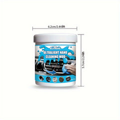 2 Bottles Car Cleaning Soft Adhesive for Air Vent and Keyboard