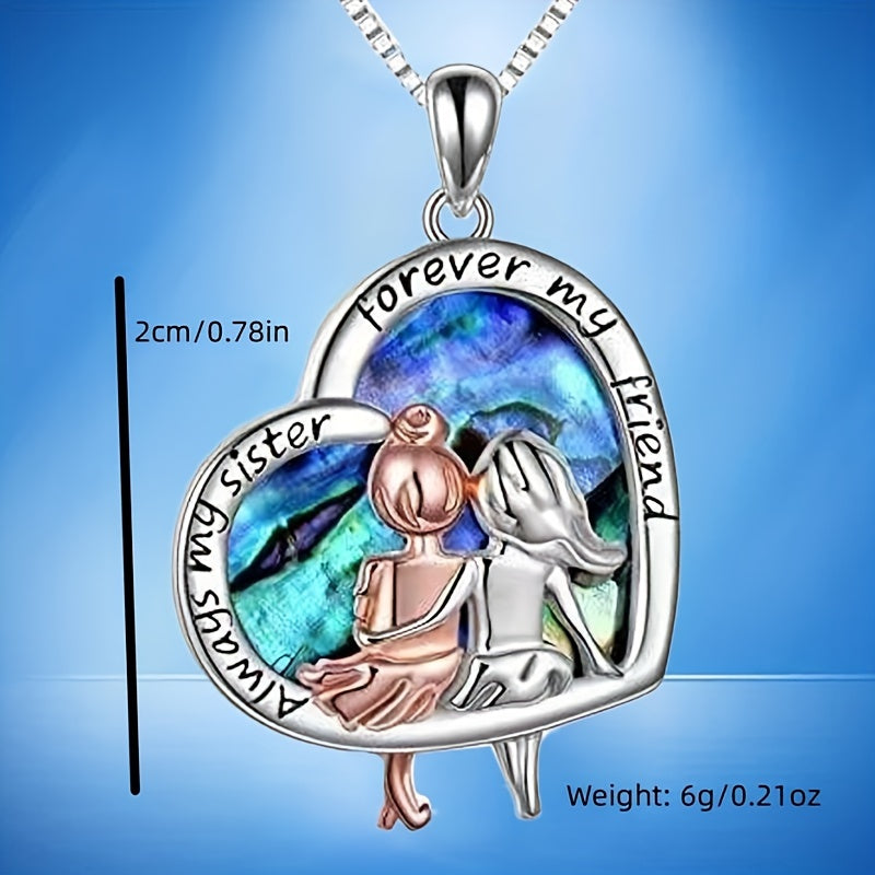 Girl's Granddaughter Infinity Love Sisters Necklace - Birthday Jewelry