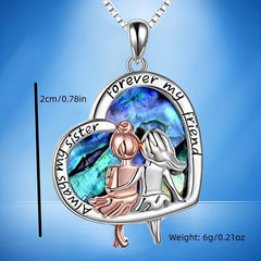 Girl's Granddaughter Infinity Love Sisters Necklace - Birthday Jewelry