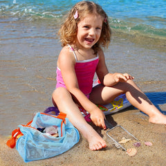 Beach Adventure Kit with Mesh Shovel & Bag