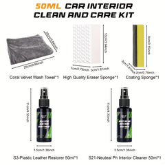 Car Interior Cleaning Kit 100ML - Refurbishment Maintenance Spray