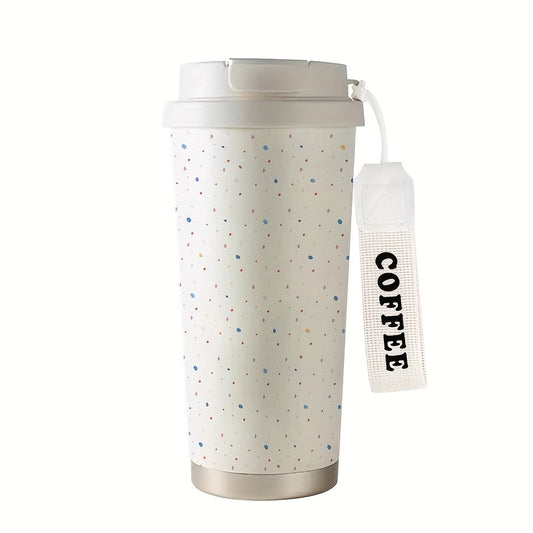 Colorful Dot Pattern Insulated Tumbler 530ml