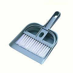 2pcs Small Broom Dustpan Set Household Tabletop Cleaning Desk Garbage Shovel