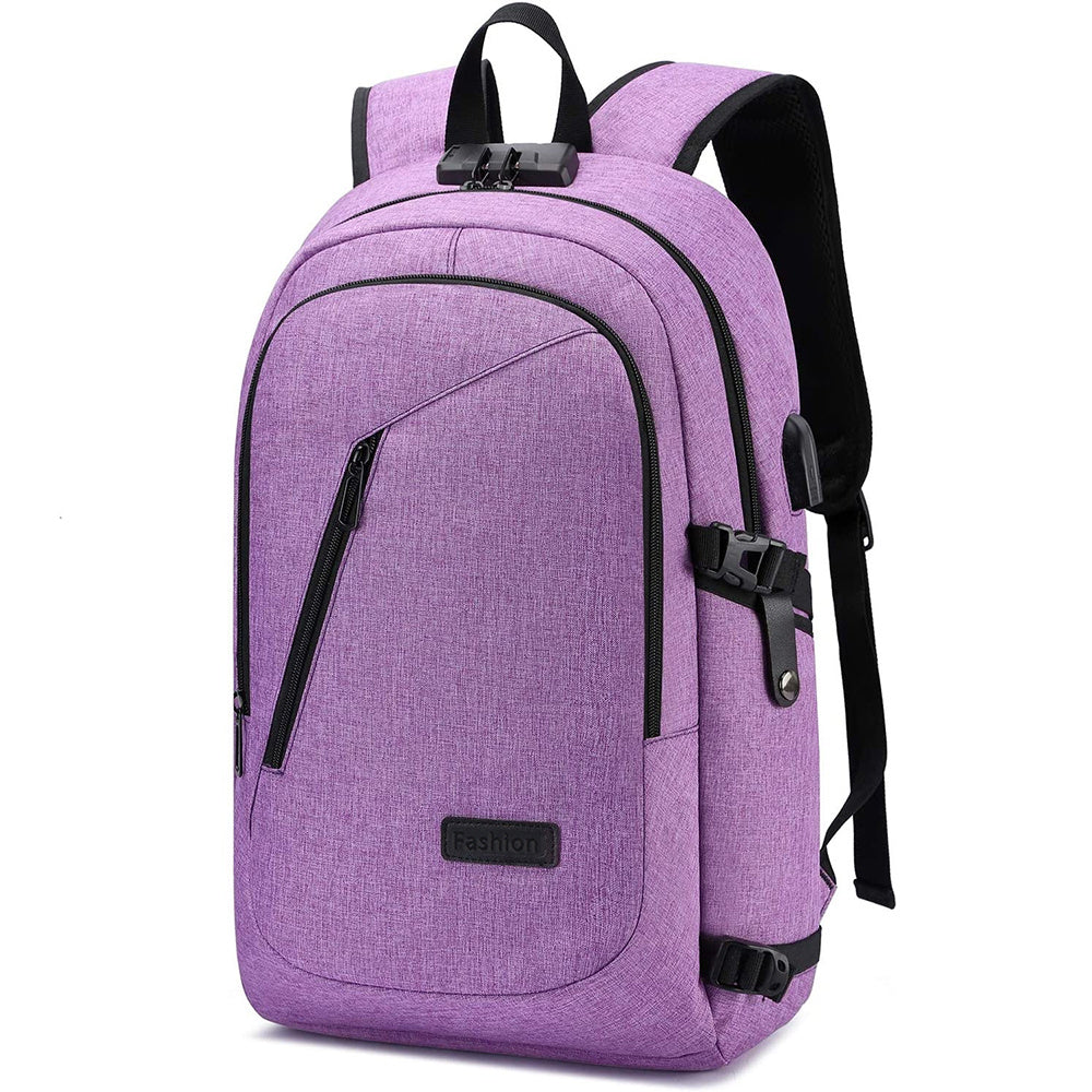 Anti Theft Laptop Backpack with USB Charging Port Slim Waterproof College School