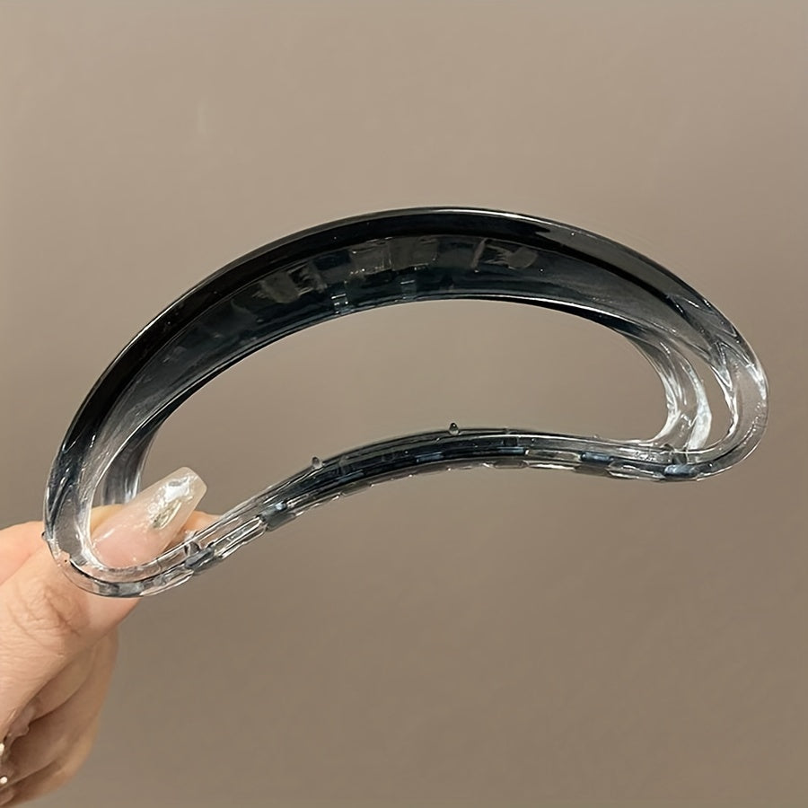 Gradient Hair Clip Hollow Hair Claw Ponytail Holder for Women Girls