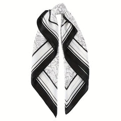 Boho Paisley Print Turban Scarf Silk Headdress Women Girls Hair Accessories