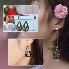 2 Pack Christmas Silicone Molds for Resin Earrings DIY Casting