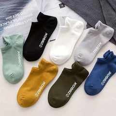 7 Pairs Letter Print Sports Socks for Women