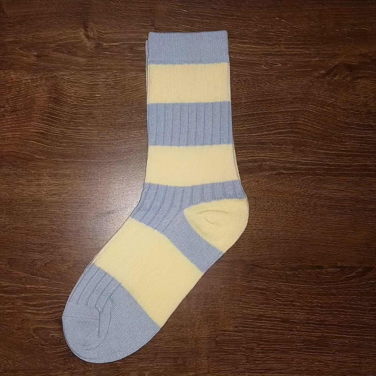Colorblock Striped Socks Comfy & Breathable Women's Stockings & Hosiery