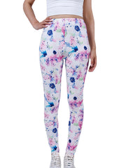 Floral Printed Yoga Pants High Waist Leggings