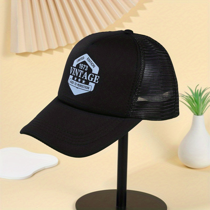 1973 Vintage Trucker Hat Baseball Cap