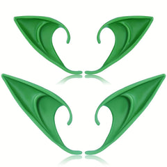 Pair of Long Short Fairy Ears Latex Cosplay Props Costume