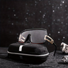 Men's Square Frame Sunglasses Dust Proof Steampunk UV Protection Glasses