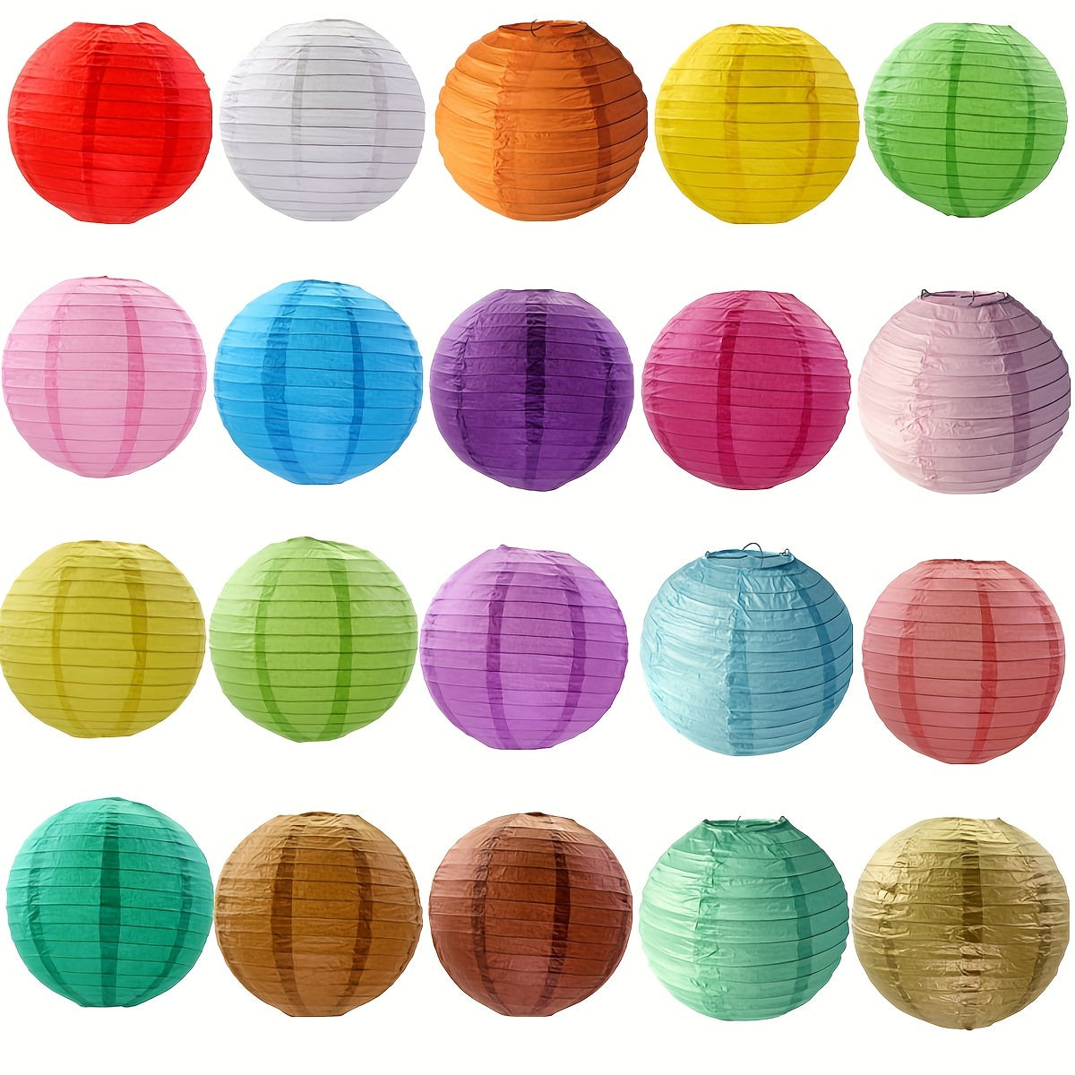 3pcs Paper Lanterns for Bride Shower Wedding Party Decorations
