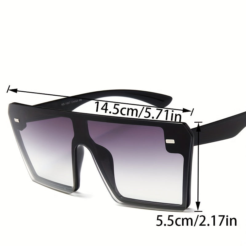 Y2K Large Tinted Gradient Sunglasses UV400