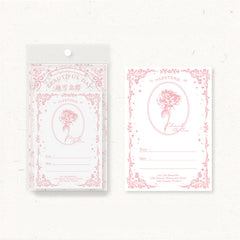 40pcs Memo Pad Fresh Good-looking Journal DIY Material Bottoming