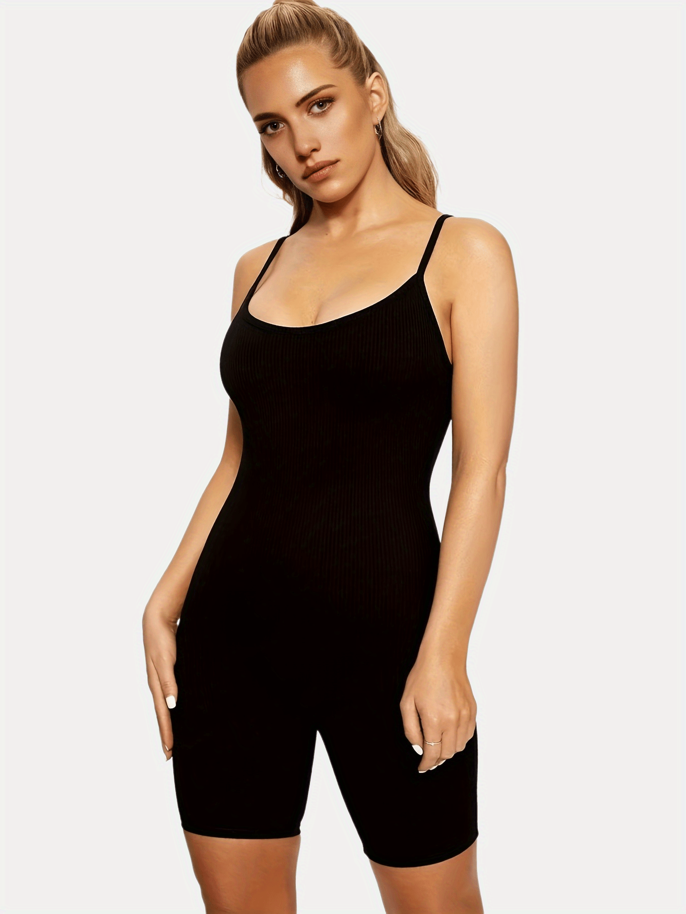 Slim Spaghetti Romper Jumpsuit Sexy Backless Sleeveless Romper