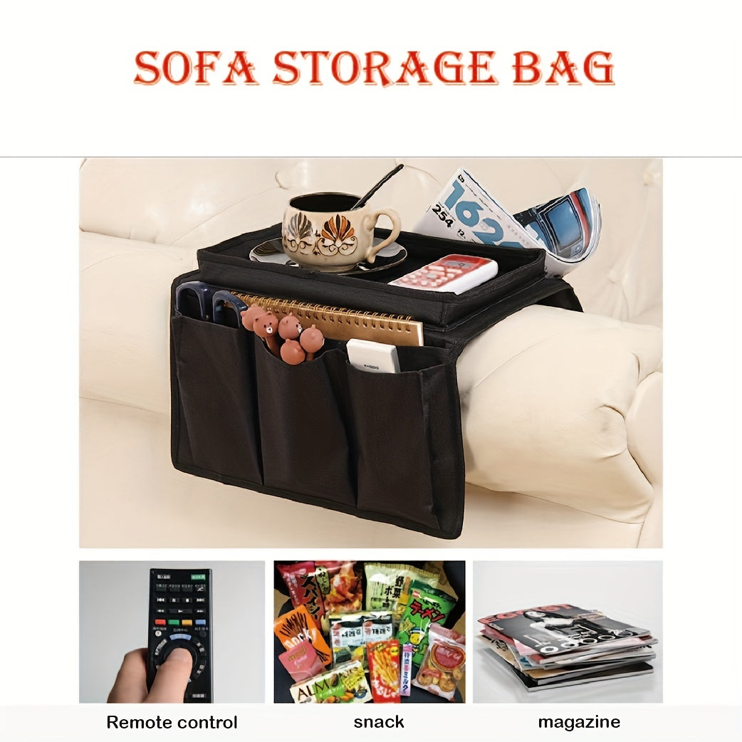 Sofa Armrest Holder Home Storage Organizer Non-slip Space Saver Bags